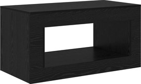 vidaXL Coffee Table Μαύρη Δρυς 99.5 x 50 x 50 cm Επεξεργασμένο Ξύλο