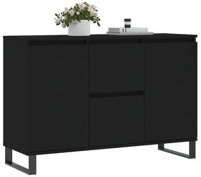 vidaXL Μπουφές Μαύρος 104 x 35 x 70 εκ. από Επεξεργασμένο Ξύλο