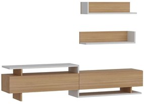 Σύνθεση Τηλεόρασης Ayaz 788DEC3032 180x37,4x40cm Teak-White