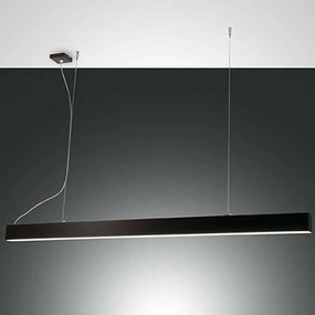 Φωτιστικό Οροφής - Ράγα Next 3681-45-101 58W Led 142x200cm Black Fabas Luce Μέταλλο
