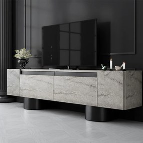 Έπιπλο τηλεόρασης Haven travertine 180x30x50εκ