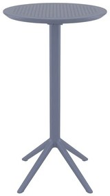 SKY DARK GREY BAR Φ60Χ108εκ.ΠΤΥΣ/ΝΟ ΤΡΑΠ. ΠΟΛ/ΝΙΟΥ