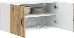 vidaXL Ντουλάπα Τοίχου LUCCA Artisan Δρυς 80 x 31 x 40 εκ