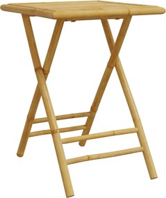 vidaXL Τραπέζι Κήπου Πτυσσόμενο 55x55x75 εκ. από Μπαμπού