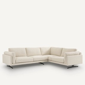 Γωνιακός καναπές με μπουκλέ ταπετσαρία, Cesar