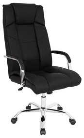 Office chair  with black PU 59x71x105 cm.