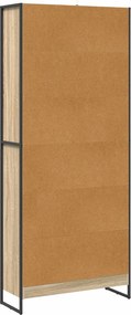 vidaXL Βιβλιοθήκη 80 x 30 x 189,5 εκ Επεξεργασμένο ξύλο Σονόμα