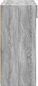 vidaXL Ντουλάπι Γκρι Sonoma 80x42,5x93 εκ. από Επεξεργασμένο Ξύλο