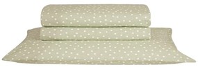 Σεντόνι Leyla 21 Light Green Kentia Single 160x270cm 100% Cotton