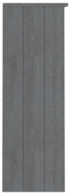 vidaXL Πάνω Μέρος Ντουλαπιού HAMAR Γκρι 85x35x100 εκ. Μασίφ Πεύκο