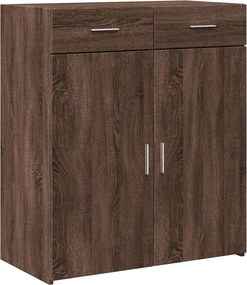 vidaXL Ντουλάπι Καφέ Δρυς 80x42,5x93 εκ. από Επεξεργασμένο Ξύλο