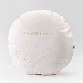 Μαξιλάρι Διακοσμητικό (Με Γέμιση) Choose Happy RD0017894 50cm White Raeder 50X50 100% Βαμβάκι