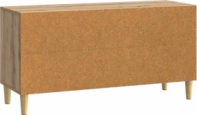 vidaXL Ντουλάπι TV 99 x 34,5 x 50 εκ. Artisan Δρυς Επεξεργασμένο Ξύλο