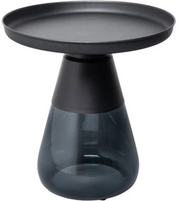 Τραπέζι Βοηθητικό Bottiglia Μαύρο Μέταλλο Στρόγγυλο 50x50x52 εκ. - Μαύρο