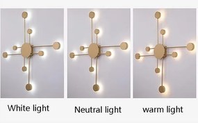 Επιτοίχιο φωτιστικό LED - 8311 - 943215 - Gold