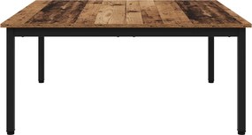 vidaXL Τραπεζάκι σαλονιού Παλιό ξύλο 100 x 100 x 45 cm