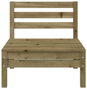 vidaXL Καναπές Κήπου Χωρίς Μπράτσα από Εμποτισμένο Ξύλο Πεύκου