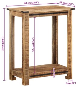 ΤΡΑΠΕΖΙ ΚΟΝΣΟΛΑ 60X35X75 ΕΚ. ΜΑΣΙΦ ΞΥΛΟ ΜΑΝΓΚΟ 374057