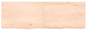 vidaXL Ράφι Τοίχου 120x40x(2-6) εκ. από Ακατέργαστο Μασίφ Ξύλο Δρυός