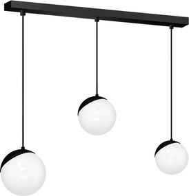 Κρεμαστό Φωτιστικό Sfera 65cm 3xE14 Μαύρο