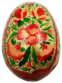 Διακοσμητικό Αυγό Χειροποίητο Ξύλινο Μπεζ Royal Art 7εκ. POW7/18