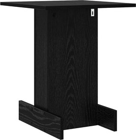 vidaXL End Table Μαύρη Οξυά 44,5 x 45 x 55 εκ Επεξεργασμένο ξύλο