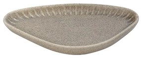 Πιάτο Γλυκού Τριγωνικό Stoneware Gobi Beige-Sand Matte ESPIEL 15x8,5x2εκ. OW2014K6