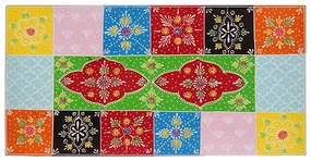 vidaXL Ντουλάπι Τηλεόρασης Πολύχρωμο 60 x 30 x 24 εκ Μασίφ ξύλο μάνγκο