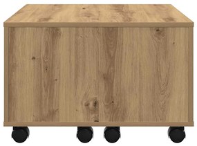 vidaXL Τραπεζάκι Σαλονιού Αρτισιανή Δρυς 60x60x38 εκ. Επεξ. Ξύλο