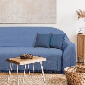Ριχτάρι 0240 Ligth Blue Das Home Two-seater 180x250cm Cotton-Polyester