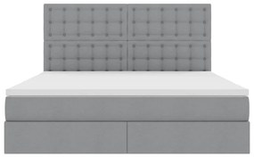 vidaXL Κρεβάτι με αποθηκευτικό χώρο και στρώμα με στρώμα 160 x 200 cm