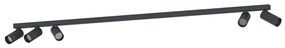 Φωτιστικό Οροφής - Σποτ Fourty 10741 4-16.5x118-130x6.5-11.5cm 5xGU10 10W Black Nowodvorski