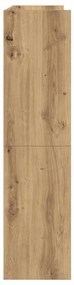 Ράφι παπουτσιών Artisan Oak 80x25x100 cm Κατασκευασμένο ξύλο - Καφέ