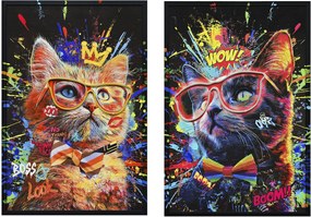 Καμβάς Home ESPRIT πολυστερίνη Καμβάς 63 x 3 x 93 cm