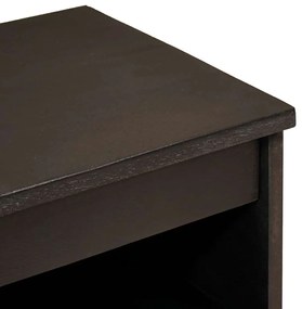 vidaXL Πλαϊνό γραφείο με ράφι με πόρτα Μαύρο και Χρυσό 60 x 33 x 75 cm