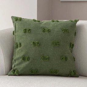 Μαξιλαροθήκη Διακοσμητική Tuffet 881PCR1670 Green Aberto Design 43X43 Πολυέστερ