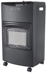 Σόμπα θέρμανσης αερίου ELITE LGH-1400BL, 4,2 kW, 35 m2, 3 kPa, Υπέρυθρη, ανάφλεξη με πιεζο, αισθητήρας ODS, προστασία από πτώση/ανατροπή/σβήσιμο φλόγας, Μαύρο