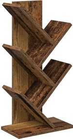 vidaXL Ράφι Δέντρου 4-Επιπέδων 30 x 18 x 60 εκ Επεξεργασμένο Ξύλο