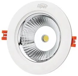 LIPER LED φωτιστικό LP-COB7B, 7W, χωνευτό, 4000K, Φ9.8, λευκό