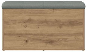 vidaXL Πάγκος αποθήκευσης  Artisan Oak 82x42x45 cm Κατασκευασμένο ξύλο