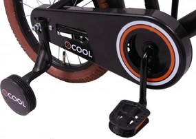 2Cool 16 Inch 25,5 cm Boys Coaster Brake Matte black
