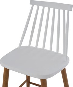 ΣΚΑΜΠΟ ΜΠΑΡ VANESSA HM9300.01 ΛΕΥΚΟ ΜΕΣΑΙΟΥ ΥΨΟΥΣ 43x45x97Υεκ.