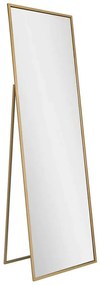 Καθρέπτης Δαπέδου - Τοίχου Cool 552NOS2307 50x60x170cm Gold Aberto Design Metal, Glass