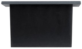 GloboStar STEP-MINA 90627 Χωνευτό Φωτιστικό Σκαλοπατιού - Διαδρόμου LED 3W 330lm 30° DC 24V Αδιάβροχο IP65 Μ8.3 x Π8.3 x Υ5cm Θερμό Λευκό 2700K - Γκρι Ανθρακί - 3 Years Warranty - 90627