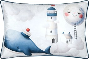 Διακοσμητικό Μαξιλάρι 2 Όψεων (40x60) S-F Moby Blue C4E077001