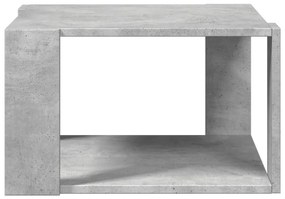 vidaXL Τραπεζάκι Σαλονιού Γκρι Σκυροδ. 51,5x51,5x30εκ Επεξεργασμ. Ξύλο