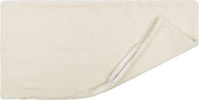 vidaXL Κάλυμμα Μαξιλαριού 2 pcs HEERLEN Κρεμ 40 x 70 cm Μπουκλέ