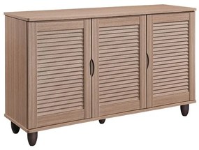 WOODWELL Παπουτσοθήκη 3 Πόρτες Απόχρωση Sonoma 110x33x77cm Ε83730,2