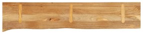 vidaXL Επιφάνεια Τραπεζιού 180x20x2,5 εκ. Live Edge Μασίφ Ξύλο Μάνγκο