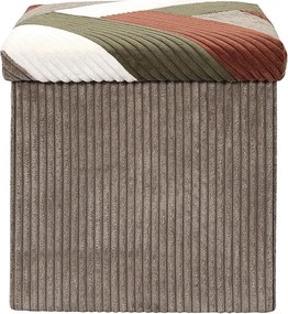 ΣΚΑΜΠΌ &amp; ΠΟΥΦ PATCHWORK FOLDING POUFFE BOX COTELE SCOTT HD0550